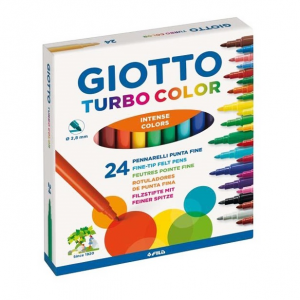 GIOTTO ΜΑΡΚΑΔΟΡΟΙ ΛΕΠΤΟΙ 24 ΧΡΩΜΑΤΩΝ