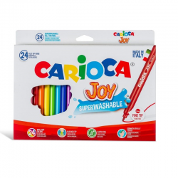 CARIOCA ΜΑΡΚΑΔΟΡΟΙ ΛΕΠΤΟΙ  24 ΧΡΩΜΑΤΩΝ CARIOCA ΜΑΡΚΑΔΟΡΟΙ ΛΕΠΤΟΙ  24 ΧΡΩΜΑΤΩΝ