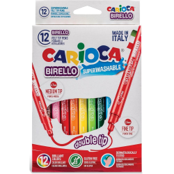 CARIOCA ΜΑΡΚΑΔΟΡΟΙ  BIRELLO ΔΙΠΛΗΣ ΟΨΗΣ 12 ΧΡΩΜΑΤΩΝ CARIOCA ΜΑΡΚΑΔΟΡΟΙ  BIRELLO ΔΙΠΛΗΣ ΟΨΗΣ 12 ΧΡΩΜΑΤΩΝ
