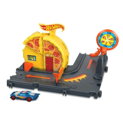 MATTEL HOT WHEELS CITY MINI ΠΙΣΤΕΣ SPEED PIZZA PICK-UP HMD53 / HKX44 MATTEL HOT WHEELS CITY MINI ΠΙΣΤΕΣ SPEED PIZZA PICK-UP HMD53 / HKX44