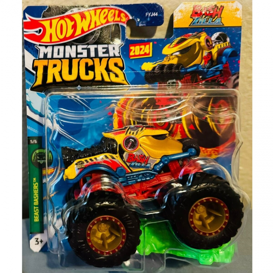 MATTEL HOT WHEELS ΟΧΗΜΑΤΑ MONSTER TRUCK BASH ZILLA FYJ44 / HTM33