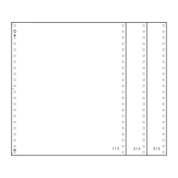 ΜΗΧΑΝΟΓΡΑΦΙΚΟ ΧΑΡΤΙ 11Χ9,5 ΤΡΙΠΛΟ Φ750 ΛΕΥΚΟ