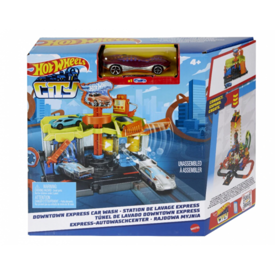 MATTEL HOT WHEELS CITY ΠΙΣΤΑ DOWNTOWN EXPRESS CAR WASH HDR24 / HDR27