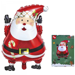 ΧΡΙΣΤΟΥΓΕΝΝΙΑΤΙΚΟ ΜΠΑΛΟΝΙ ΜΕΤΑΛΛΙΖΕ ΑΓΙΟΣ ΒΑΣΙΛΗΣ 62Χ45ΕΚ. 93-2669