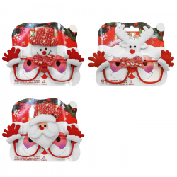 ΧΡΙΣΤΟΥΓΕΝΝΙΑΤΙΚΑ ΓΥΑΛΙΑ XMAS ΦΙΓΟΥΡΕΣ ΜΕ ΧΕΡΙΑ ΔΙΑΦΟΡΑ ΣΧΕΔΙΑ 16Χ14ΕΚ. 93-3394