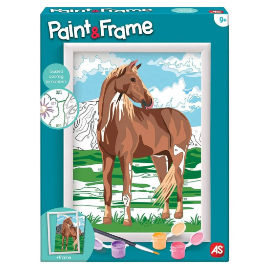 AS COMPANY PAINT AND FRAME ΖΩΓΡΑΦΙΖΩ ΜΕ ΑΡΙΘΜΟΥΣ WILD HORSE 1038-41015