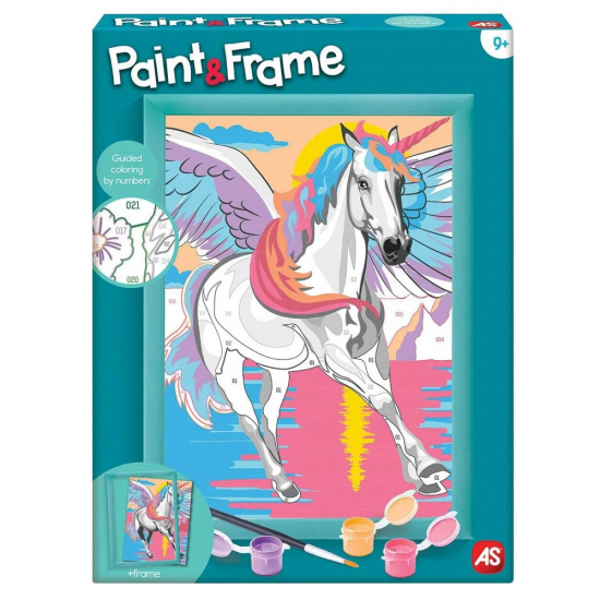 AS COMPANY PAINT AND FRAME ΖΩΓΡΑΦΙΖΩ ΜΕ ΑΡΙΘΜΟΥΣ MAGIC UNICORNS 1038-41016