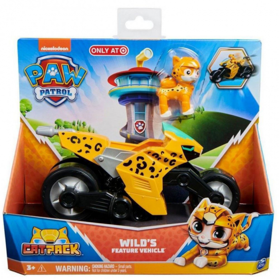 SPIN MASTER PAW PATROL CAT PACK - WILD'S FEATURE VEHICLE 6065156 / 20138790