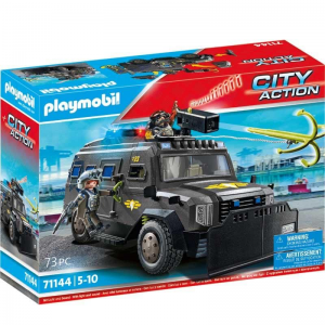 PLAYMOBIL CITY ACTION - ΘΩΡΑΚΙΣΜΕΝΟ ΟΧΗΜΑ ΕΙΔΙΚΩΝ ΔΥΝΑΜΕΩΝ 71144