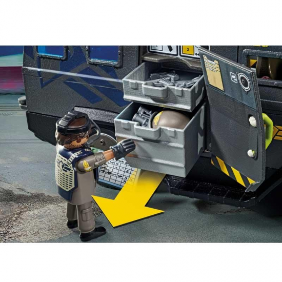 PLAYMOBIL CITY ACTION - ΘΩΡΑΚΙΣΜΕΝΟ ΟΧΗΜΑ ΕΙΔΙΚΩΝ ΔΥΝΑΜΕΩΝ 71144