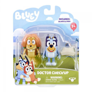 GIOCHI PREZIOSI BLUEY ΣΕΤ 2 ΦΙΓΟΥΡΕΣ DOCTOR CHECKUP BLY07000