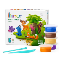 HEY CLAY ΠΑΙΧΝΙΔΙ ΠΗΛΟΣ FOREST ANIMALS 15022