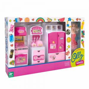 GLOBO ΣΕΤ ΚΟΥΚΛΑ ΜΕ ΚΟΥΖΙΝΑ ΚΑΙ ΑΞΕΣΟΥΑΡ 04445