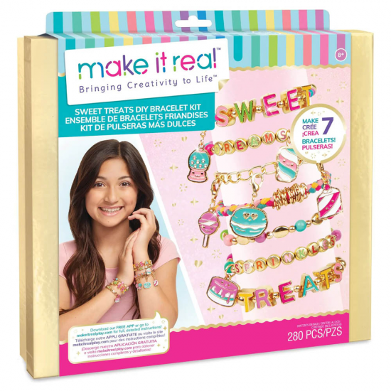 MAKE IT REAL SWEET TREATS DIY BRACELET KIT 1728