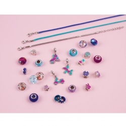 MAKE IT REAL JEWELLERY HALO CHARMS BRACELETS TRUE BLUE 1721