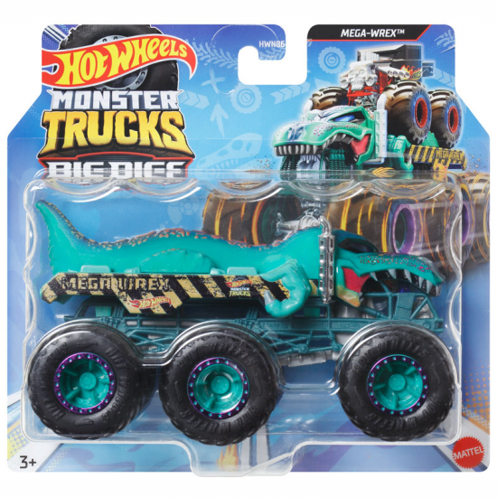 MATTEL HOT WHEELS - MONSTER TRUCK BIG BIGS - MEGA-WREX HWN86 / HWN87