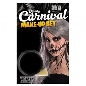 ΑΠΟΚΡΙΑΤΙΚΟ ΜΑΚΙΓΙΑΖ ΣΕ ΒΑΖΑΚΙ ΜΑΥΡΟ 10GR 5-138