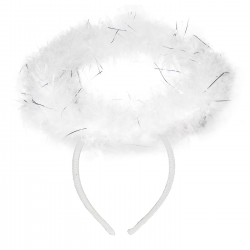 ΑΠΟΚΡΙΑΤΙΚΗ ΣΤΕΚΑ ΛΕΥΚΗ ΑΓΓΕΛΟΥ 16cm Υ=20cm 3-994