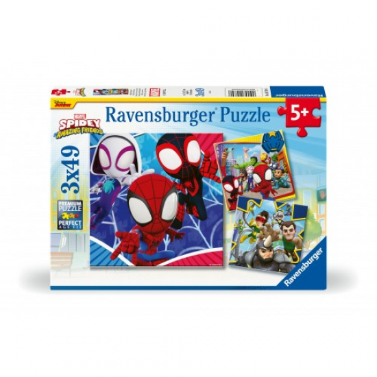 RAVENSBURGER PUZZLE 3X49 ΤΕΜ SPIDEY AND FRIENDS 05730