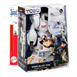 SILVERLIT YOCO ΠΑΙΧΝΙΔΟΛΑΜΠΑΔΑ ΤΗΛΕΚΑΤΕΥΘΥΝΟΜΕΝΟ ΡΟΜΠΟΤ BLAST ONE ΑΣΠΡΟ 7530-88589