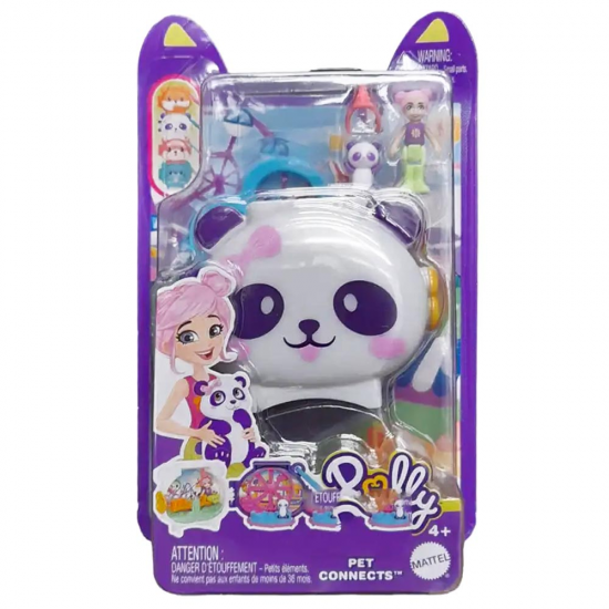 MATTEL POLLY POCKET MINI ΣΕΤΑΚΙΑ ΜΕ ΖΩΑΚΙΑ - PANDA GYV99 / HRD38