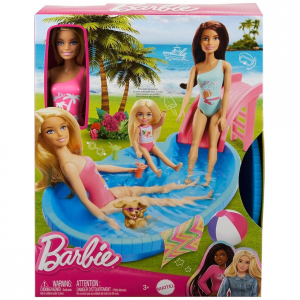 MATTEL BARBIE ΠΙΣΙΝΑ ΜΕ ΚΟΥΚΛΑ HRJ74