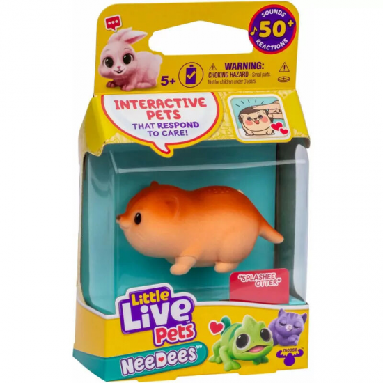 GIOCHI PREZIOSI LITTLE LIVE PETS ΗΛΕΚΤΡΟΝΙΚΟ ΖΩΑΚΙ NEEDES SPLASHEE OTTER LP700220