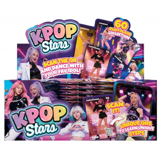JUST TOYS K-POP STARS ΦΑΚΕΛΑΚΙ ΜΕ 6 ΣΥΛΛΕΚΤΙΚΕΣ ΚΑΡΤΕΣ ΚΑΙ ΜΟΝΑΔΙΚΕΣ ΧΟΡΟΓΡΑΦΙΕΣ KPS01