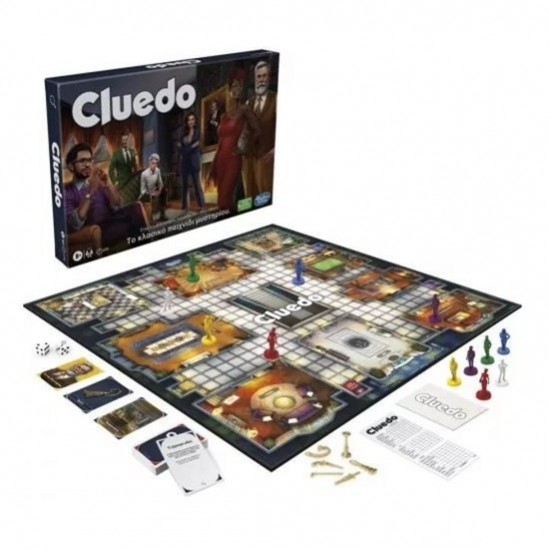 HASBRO ΕΠΙΤΡΑΠΕΖΙΟ ΠΑΙΧΝΙΔΙ CLUEDO ΤΟ ΚΛΑΣΙΚΟ ΠΑΙΧΝΙΔΙ ΜΥΣΤΗΡΙΟΥ F6420