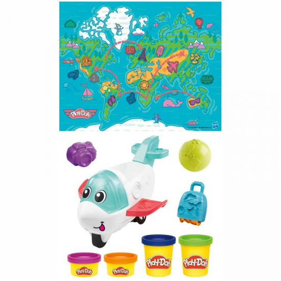 HASBRO PLAY-DOH WILD AIRPLANE EXPLORER STARTER SET F8804