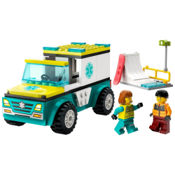 LEGO CITY - EMERGENCY AMBULANCE AND SNOWBOARDER 60403