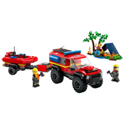 LEGO CITY - 4X4 FIRE TRUCK WITH RESCUE BOAT 60412 LEGO CITY - 4X4 FIRE TRUCK WITH RESCUE BOAT 60412