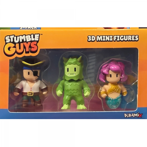 JUST TOYS STUMBLE GUYS 3D MINI FIGURES SERIES 3 ΣΕΤ 3 ΦΙΓΟΥΡΕΣ 0481