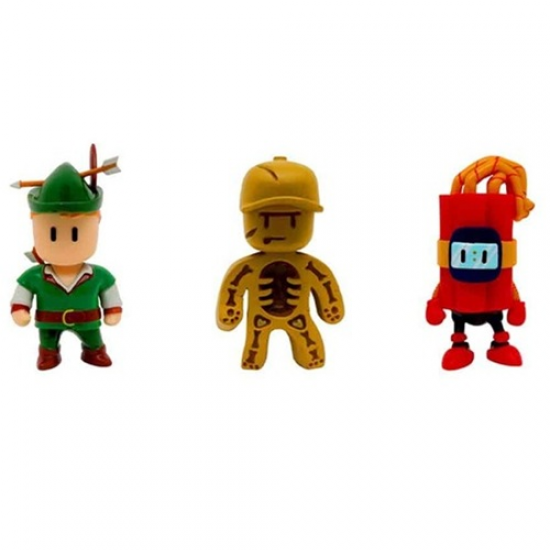 JUST TOYS STUMBLE GUYS 3D MINI FIGURES SERIES 4 ΣΕΤ 3 ΦΙΓΟΥΡΕΣ 40003
