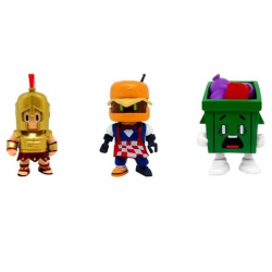 JUST TOYS STUMBLE GUYS 3D MINI FIGURES SERIES 4 ΣΕΤ 3 ΦΙΓΟΥΡΕΣ 40003