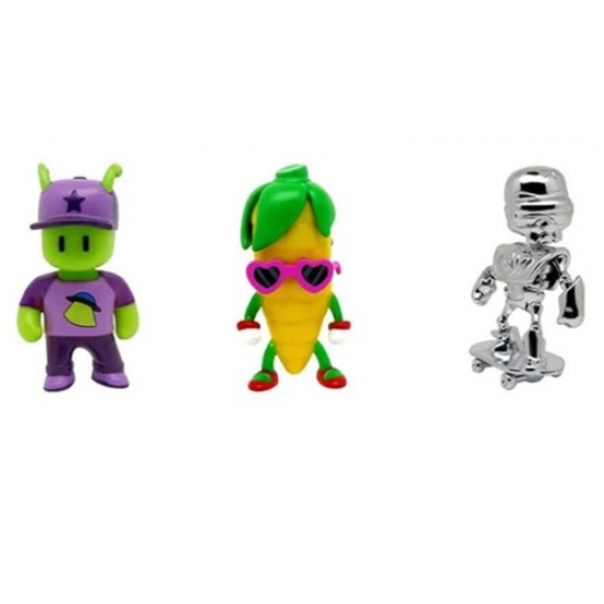 JUST TOYS STUMBLE GUYS 3D MINI FIGURES SERIES 4 ΣΕΤ 3 ΦΙΓΟΥΡΕΣ 40003