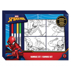 ΔΙΑΚΑΚΗΣ ΚΑΜΒΑΣ ΣΕΤ 4ΤΕΜ ΜΕ 4 ΜΑΡΚΑΔΟΡΟΥΣ SPIDERMAN 508324