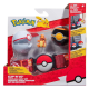 POKEMON W14 CLIP N GO POKE BALL ΜΕ ΖΩΝΗ - CHARMANDER JW095283-W14 PKW3163