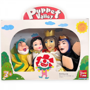 PUPPET VALLEY ΣΕΤ 4 ΜΑΡΙΟΝΕΤΕΣ ΚΟΥΚΛΟΘΕΑΤΡΟΥ ΧΙΟΝΑΤΗ 7293M 0.81.044