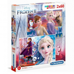 CLEMENTONI PUZZLE 2X60 ΤΕΜ. SUPER COLOR FROZEN 2 87487 / 21609