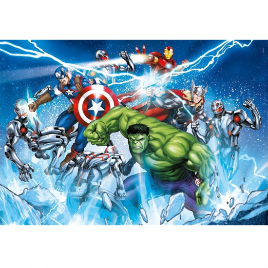 CLEMENTONI PUZZLE 104 ΤΕΜ SUPER COLOR MARVEL AVENGERS 87941 / 25744