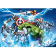CLEMENTONI PUZZLE 104 ΤΕΜ SUPER COLOR MARVEL AVENGERS 87941 / 25744