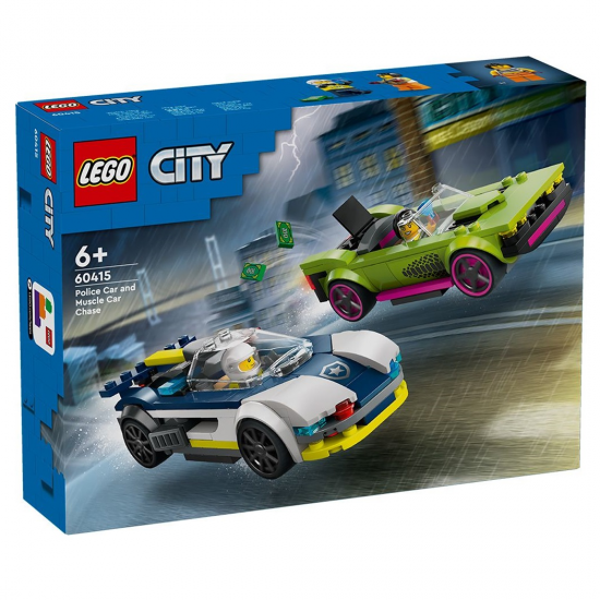 LEGO CITY ΑΥΤΟΚΙΝΗΤΟ ΑΣΤΥΝΟΜΙΑΣ ΚΑΙ MUSCLE CAR 60415