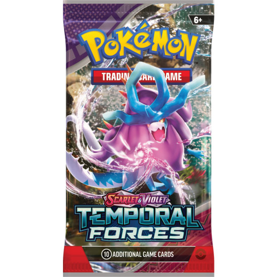 POKEMON SV5 TEMPORAL FORCES BOOSTER ΣΑΚΟΥΛΑΚΙ 10 ΤΕΜ. ΔΙΑΦΟΡΑ ΣΧΕΔΙΑ POK856396 188-85639