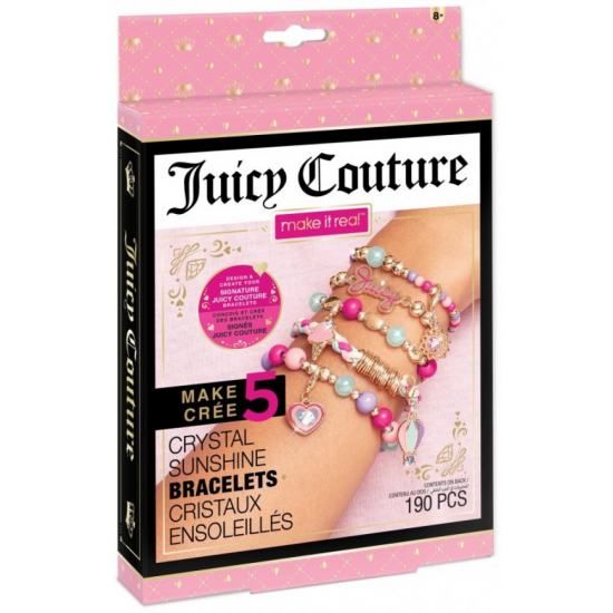 MAKE IT REAL JUICY COUTURE CRYSTAL SUNSHINE BRACELETS 4433