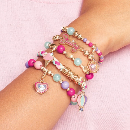 MAKE IT REAL JUICY COUTURE CRYSTAL SUNSHINE BRACELETS 4433