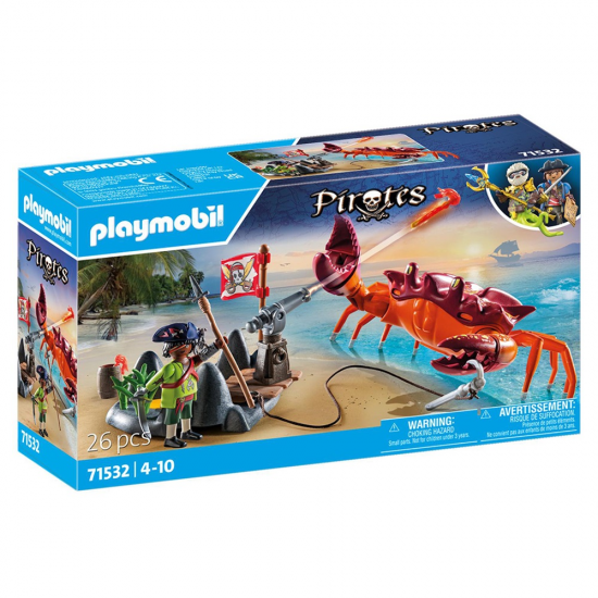 PLAYMOBIL PIRATES - ΜΑΧΗ ΜΕ ΤΟΝ ΓΙΓΑΝΤΙΟ ΚΑΒΟΥΡΑ 71532