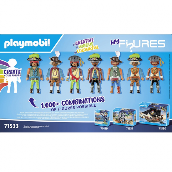 PLAYMOBIL PIRATES - MY FIGURES ΠΕΙΡΑΤΕΣ 71533