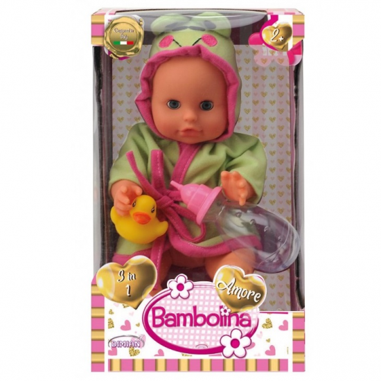 JUST TOYS BAMBOLINA AMORE ΚΟΥΚΛΑ ΠΙΠΙ ΠΟΠΟ ΜΠΟΥΡΝΟΥΖΑΚΙ 33ΕΚ. BD1811