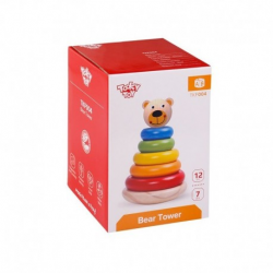TOOKY TOY ΞΥΛΙΝΟ ΑΡΚΟΥΔΑΚΙ ΠΥΡΓΟΣ TF187 TOOKY TOY ΞΥΛΙΝΟ ΑΡΚΟΥΔΑΚΙ ΠΥΡΓΟΣ TF187